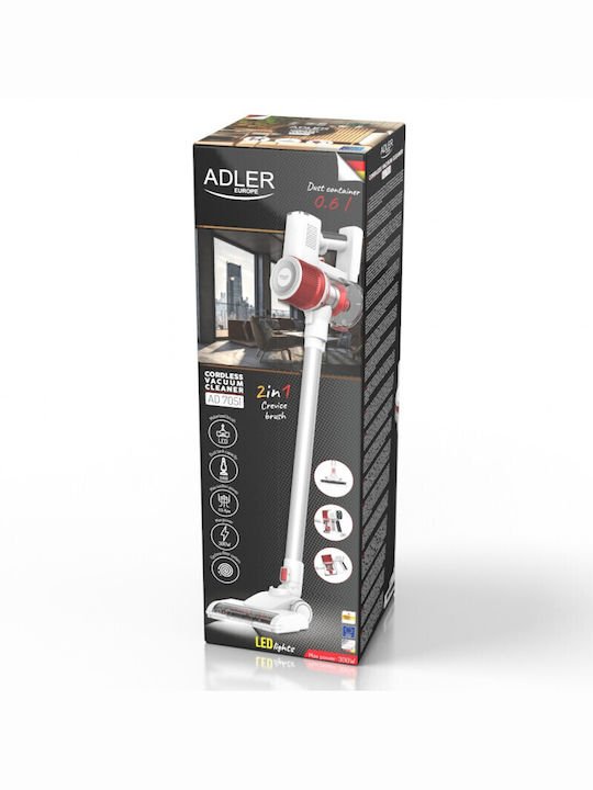 Adler AD 7051 Rechargeable Stick Vacuum 22.2V White