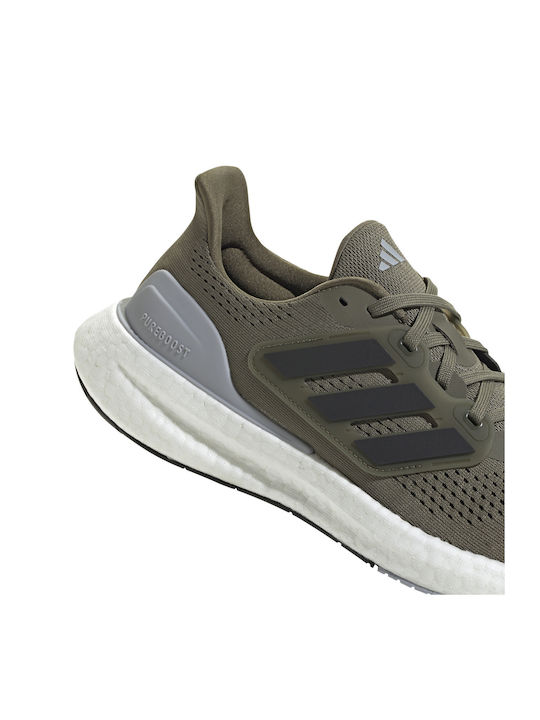 Pureboost 23 Herren Sportschuhe Laufen Olive