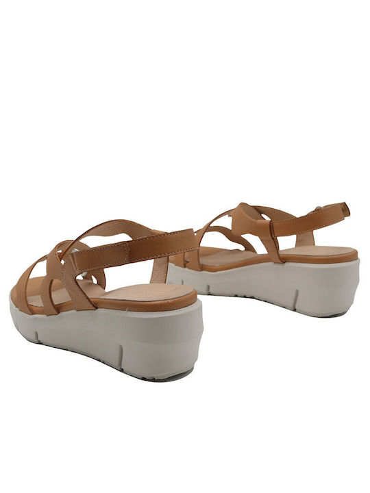 Wonders Women's Platform Shoes Beige