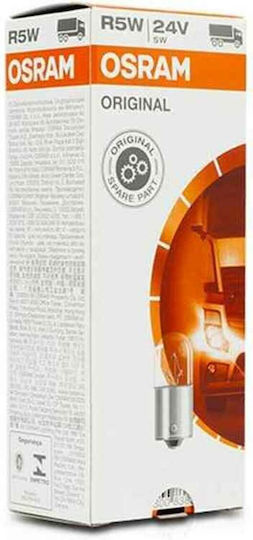 Osram Lamps Car R5W / BA15S Halogen 24V 5W 10pcs