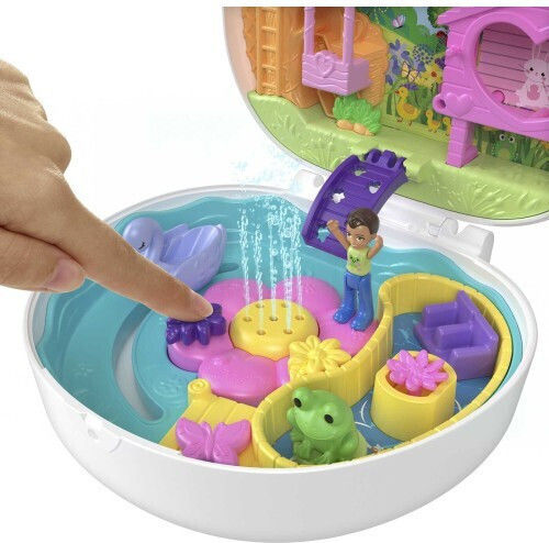 Mattel Grădina Cu Flori Iepuraș Compact Polly Pocket Set Iepuraș Pentru 4+ Ani (Diverse Modele)