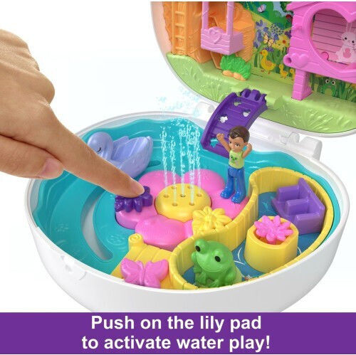 Mattel Grădina Cu Flori Iepuraș Compact Polly Pocket Set Iepuraș Pentru 4+ Ani (Diverse Modele)