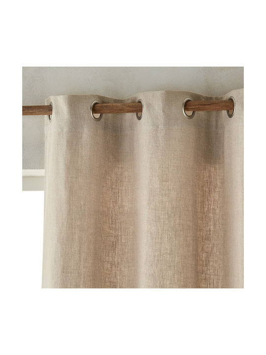 Am.Pm Curtain with Grommet Beige 350048885_14352_48 140x350cm