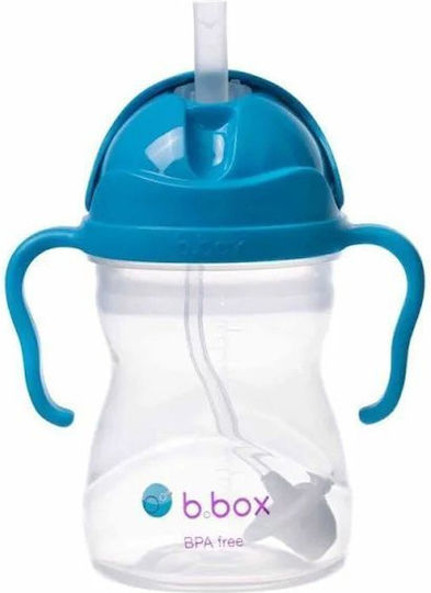 B.Box Kleinkinderbecher aus Plastik Blau 240ml für 6m+m+