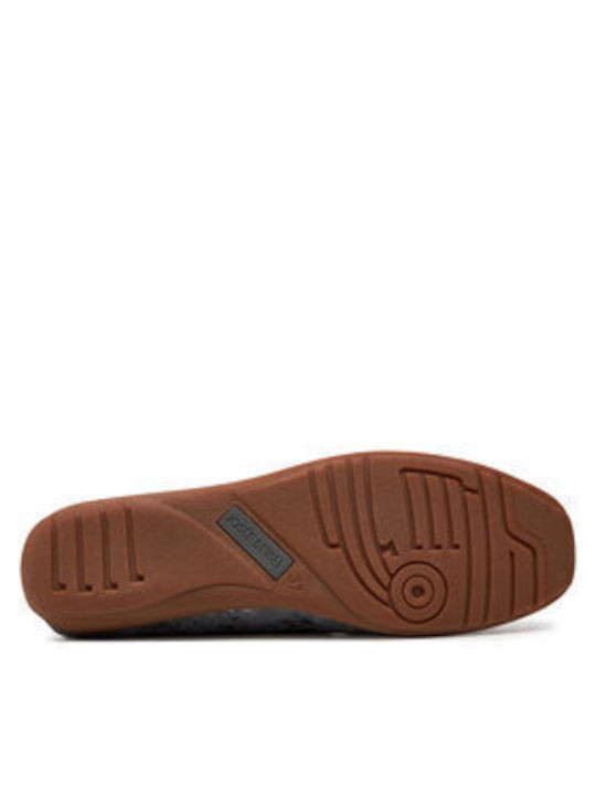 Damen Ballerinas in Gray Farbe
