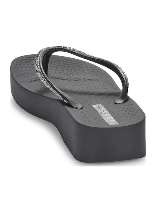 Mesh Ix Plat Women's Flip Flops Black