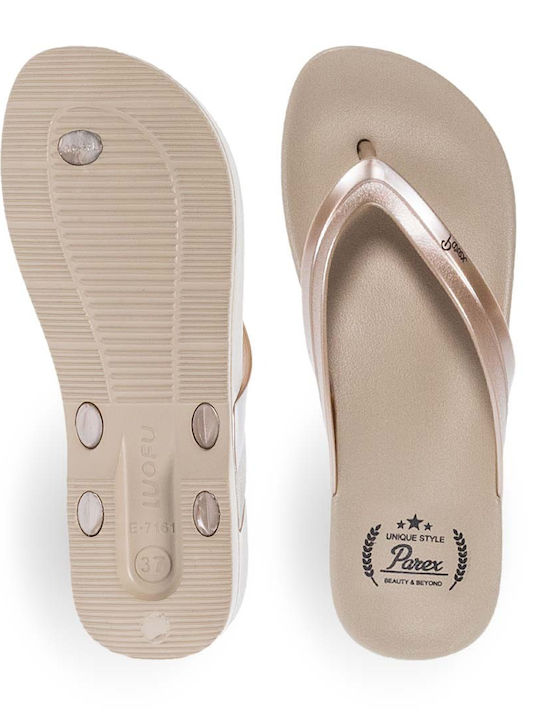 Women's Flip Flops Beige