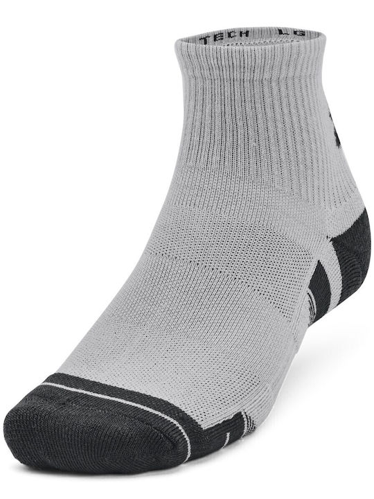 Under Armour Ua Performance Tech Running Socks Gray 3 Pairs