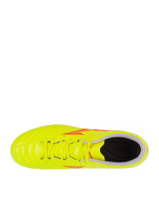 Mizuno Monarcida Neo Iii Select Ποδοσφαιρικά Παπούτσια με Τάπες AG Μπεζ