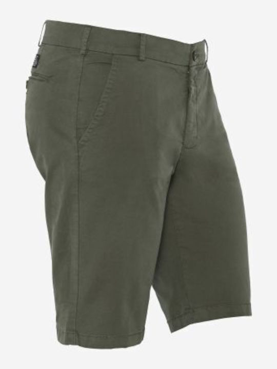 Schott Men's Shorts Chino Dark Khaki