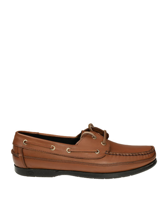 Δερμάτινα Ανδρικά Loafers σε Ταμπά Χρώμα
