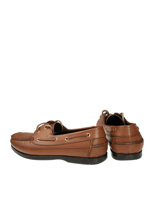 Δερμάτινα Ανδρικά Loafers σε Ταμπά Χρώμα