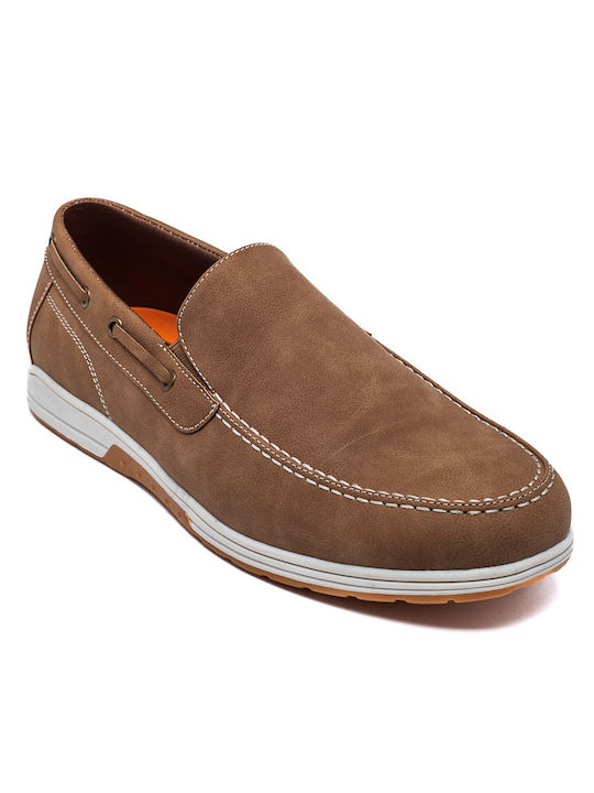 Antonio Donati Ανδρικά Boat Shoes σε Καφέ Χρώμα