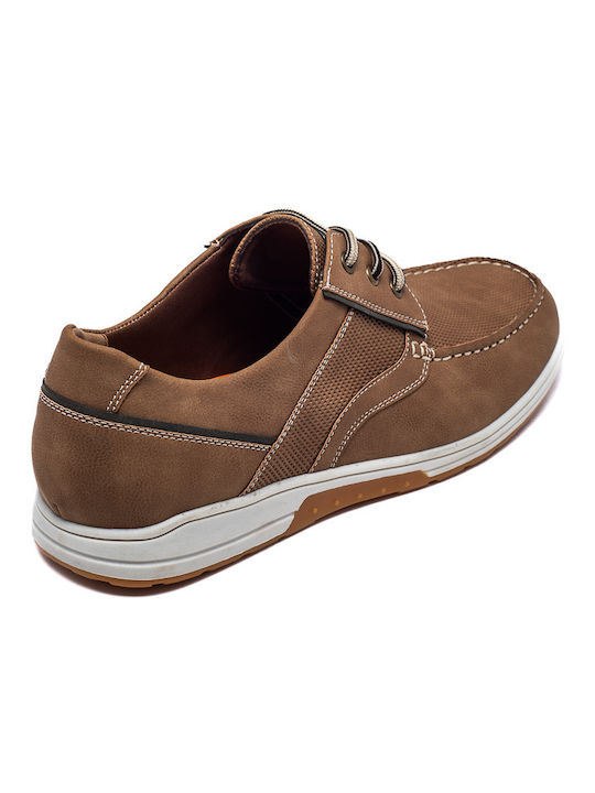 Antonio Donati Ανδρικά Boat Shoes σε Καφέ Χρώμα