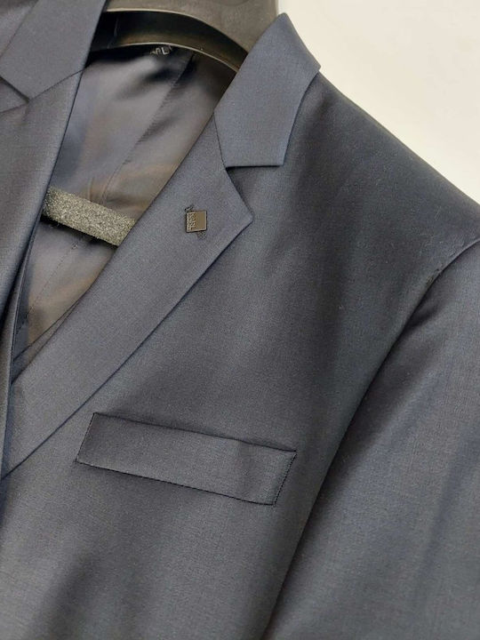 Karl Lagerfeld Men's Suit with Vest BLUE
