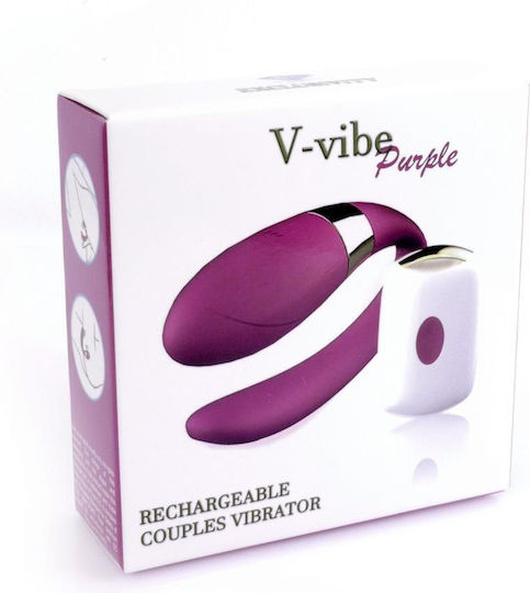 Boss Of Toys Vibrator for Couples with Remote Control Purple