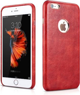 Xoomz Xoomz Back Synthetic Leather Back Cover Red (iPhone 6/6s)