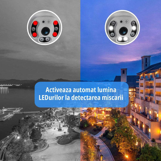 IP Cameră de Supraveghere Wi-Fi Full HD+ 3MP Rezistentă la apă cu Lentilă 3.6mm