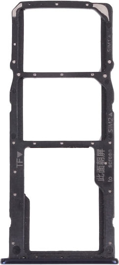 Sim Tray Μαύρο για Huawei Y7 2018/Y7 Prime 2018/Honor 7C