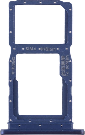 Υποδοχή Κάρτας Sim Μπλε για Honor 9X / Honor 9X Pro