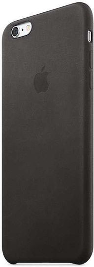 Apple Back Cover Leather Black (iPhone 6/6s Plus)