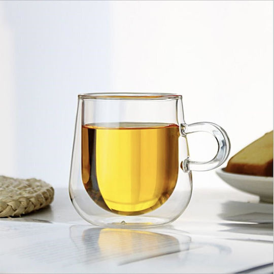 Quasar Mug Glass Transparent 250ml 4pcs