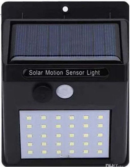 Lampă Solară Stradală 0.55W 120lm cu Senzor de Mișcare și Fotocelulă