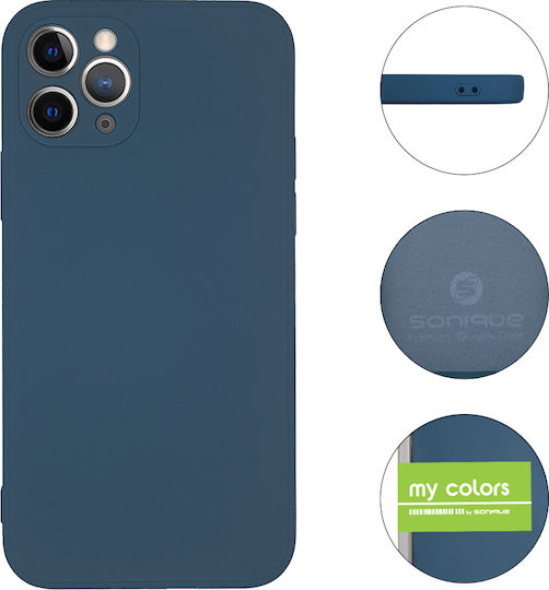 Sonique Liquid Back Cover Σιλικόνης Navy Μπλε (iPhone 11 Pro)