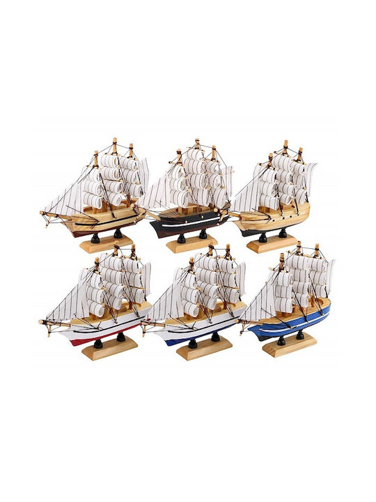 Wooden Miniature Ship 24cm