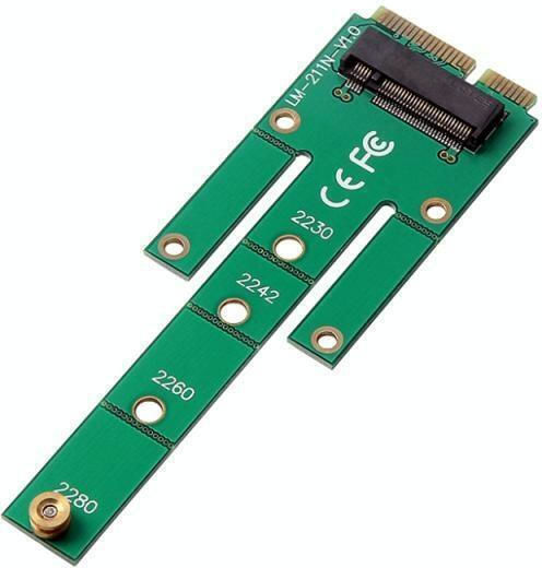 6.0gb/s M.2 Ngff zu Msata Karte Konverter