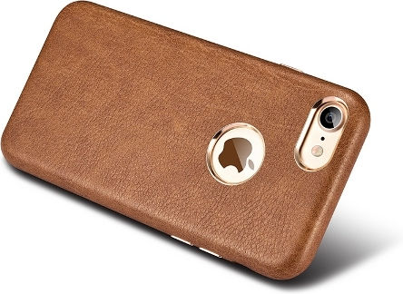 Xoomz Xoomz Back Back Cover Synthetic Leather Black (iPhone 8/7)