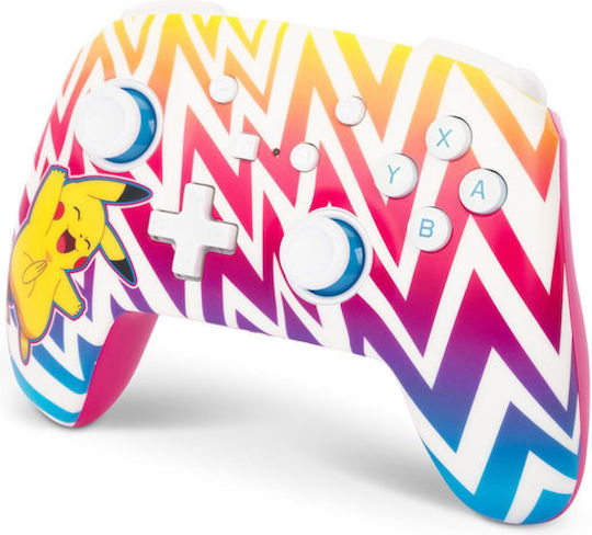 PowerA Enhanced Wireless Gamepad for Switch Vibrant Picatchu