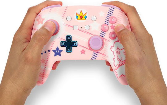 PowerA Enhanced Wireless Gamepad for Switch Super Mario Princess Peach