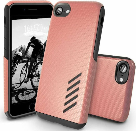 Orzly Grip Pro Rose Gold Back Cover Ροζ (iPhone SE 2022/2020)