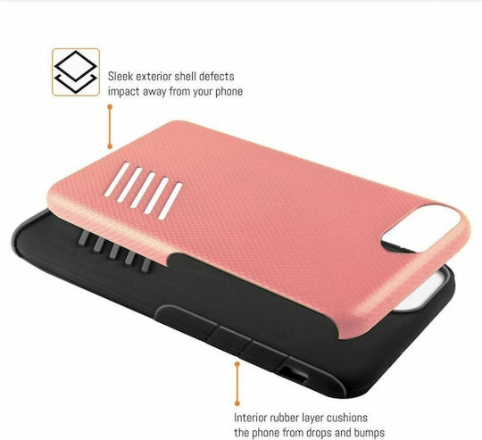Orzly Grip Pro Rose Gold Back Cover Ροζ (iPhone SE 2022/2020)