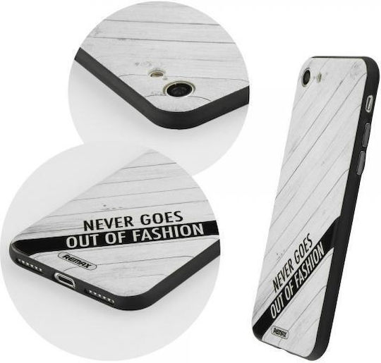 Remax Muke Back Cover Σιλικόνης Λευκό (iPhone SE 2022/2020)