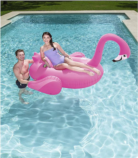 Bestway Inflatable Ride On for Sea Flamingo Pink 175x173cm