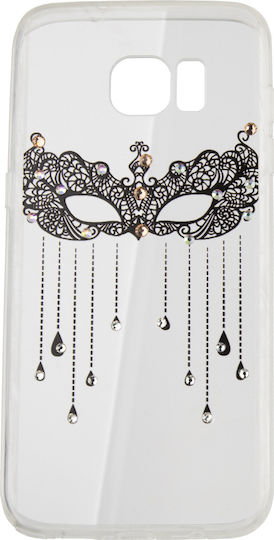 Vennus Back Cover Silicon Negru (Galaxy S7 Edge)