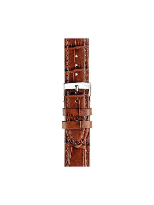 Morellato Bolle Watch Strap 16-14mm Light Brown Leather Silver Hardware A01x2269480041cr16