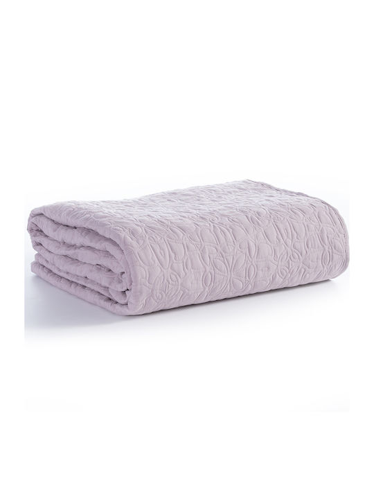 Nef-Nef Homeware Spring Κουβερλί Υπέρδιπλο Microfiber Lilac 230x240cm