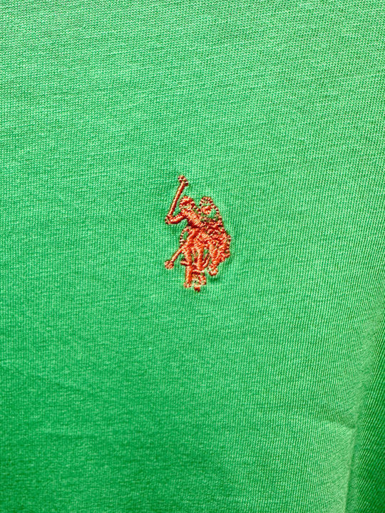 U.S. Polo Assn. Children's Blouse Short Sleeve Green