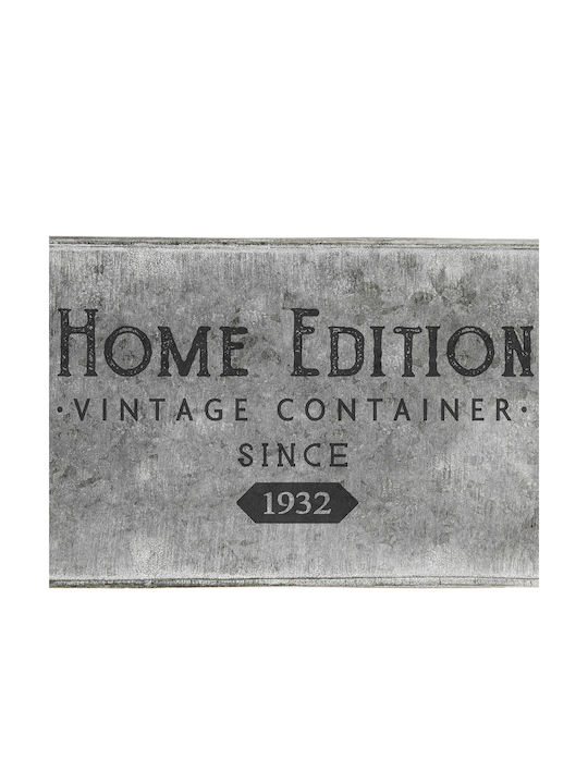 Atmosphera Home Edition Plastic Planter Box A-s Zinc 36.5x23.3x13.9cm