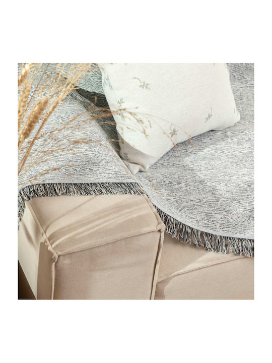 Borea Sofa Throws 2 Seater Forest 180x250cm Grey