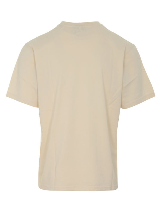 Franklin & Marshall Men's Short Sleeve T-shirt Cream