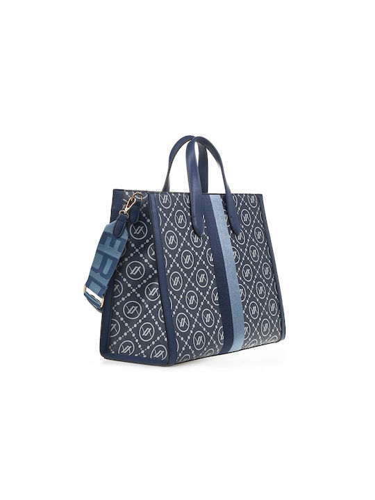 Verde Damen Tasche Tote Hand Blau