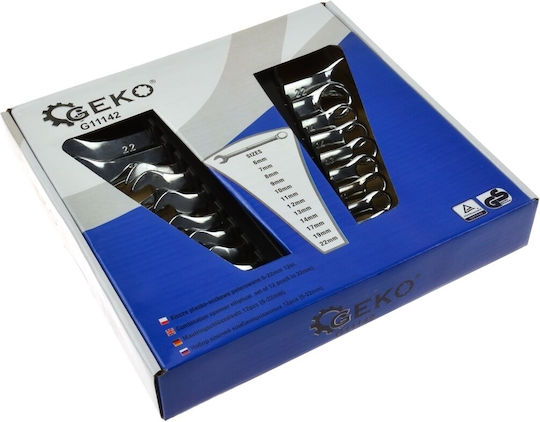 Geko German Polygon Set with Size from 6mm to 22mm 12pcs