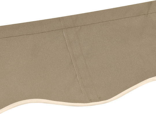 Outsunny Markisenstoff Beige mit PU-Beschichtung 2.5x4m