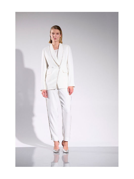Matis Dama Tesatura Pantaloni Off White