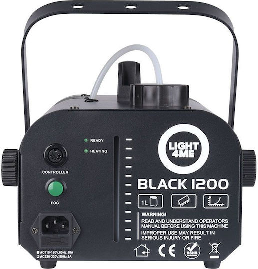 Light4me Μηχανή Καπνού 1200W με Ενσύρματο / Ασύρματο Χειριστήριο