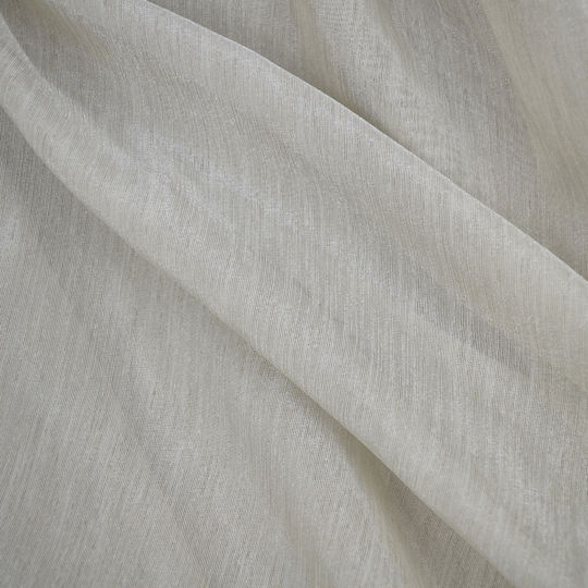 Saray Home Κουρτίνα με Τρέσα Μπεζ 140x280εκ.